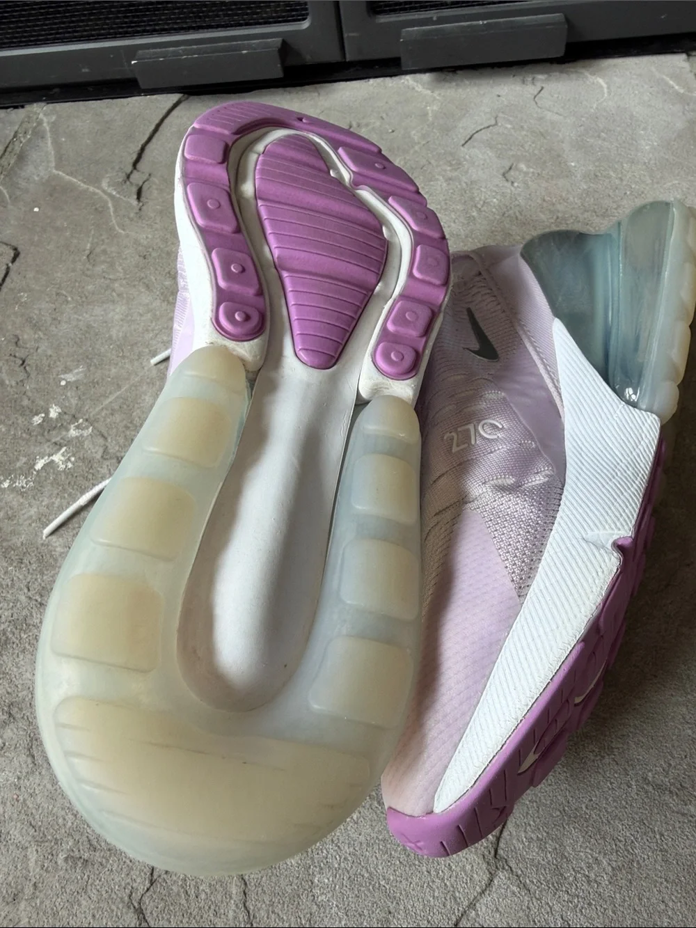 Nike Kids' Light Lavender/Pink Air 270 Sneakers